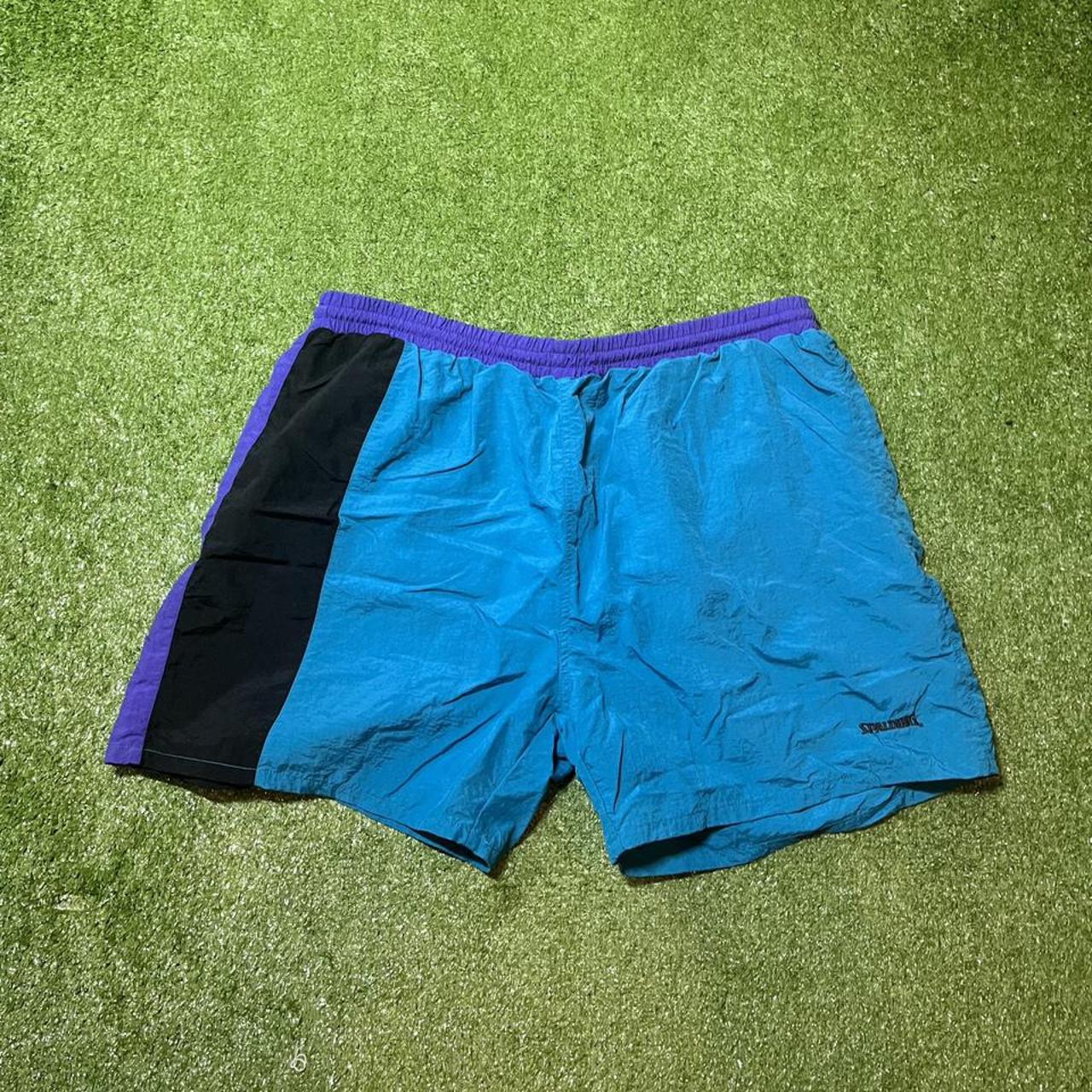 Vintage 90s Spalding Swim/Basketball Shorts. In... - Depop