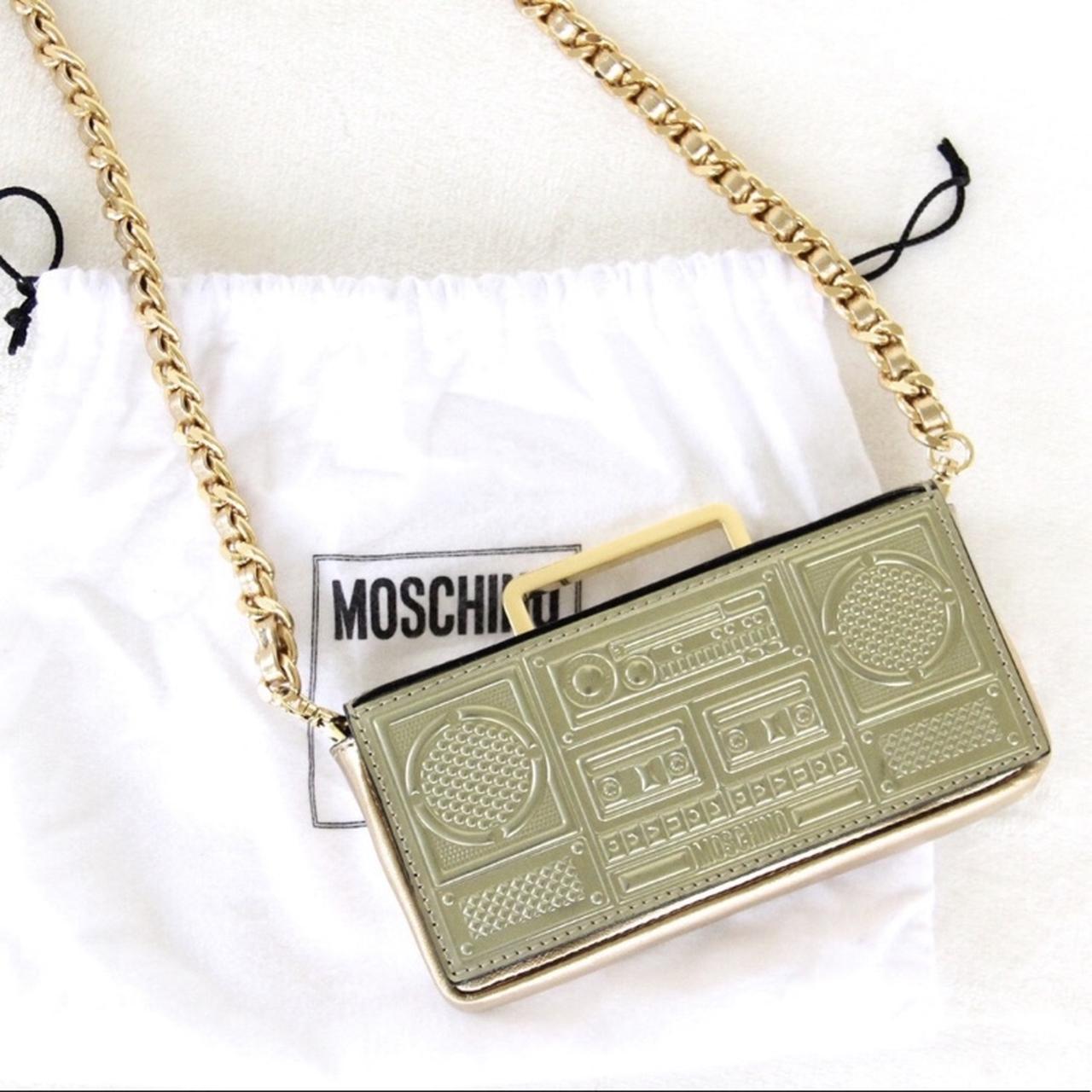 Moschino Women's Gold Bag Depop