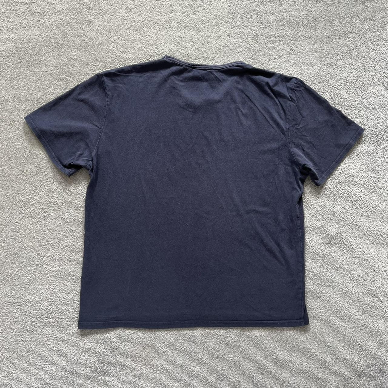 Yves Saint Laurent YSL Navy T shirt Mens Small /... - Depop