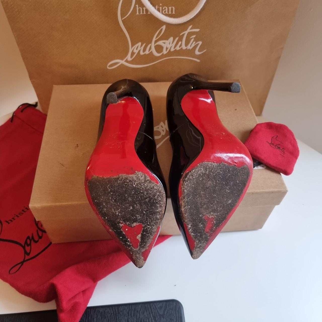 Christian Louboutin Pigalle 120 Patent Calf Depop