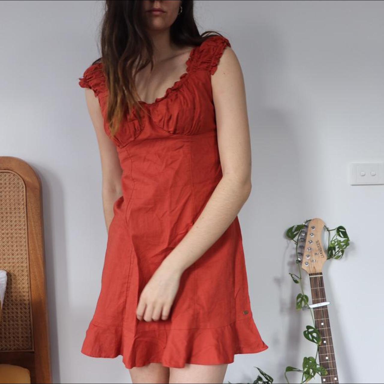 red ghanda dress, brand new can be worn with... Depop