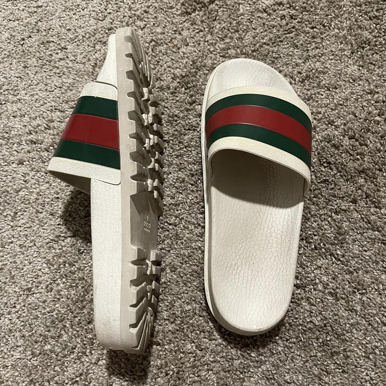 gucci leather slides