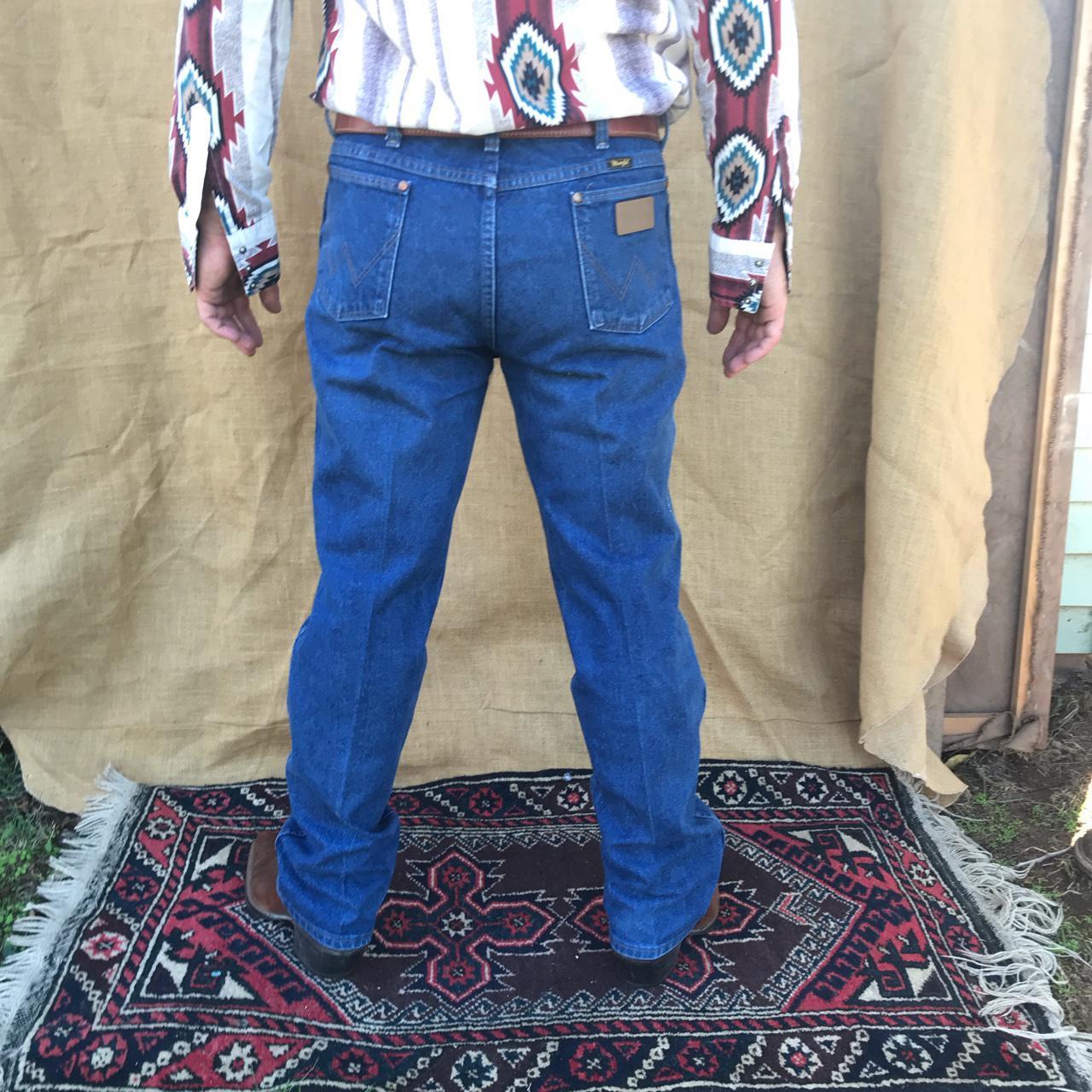 Classic Cowboy Cut men’s Wrangler Blue Jeans.... Depop