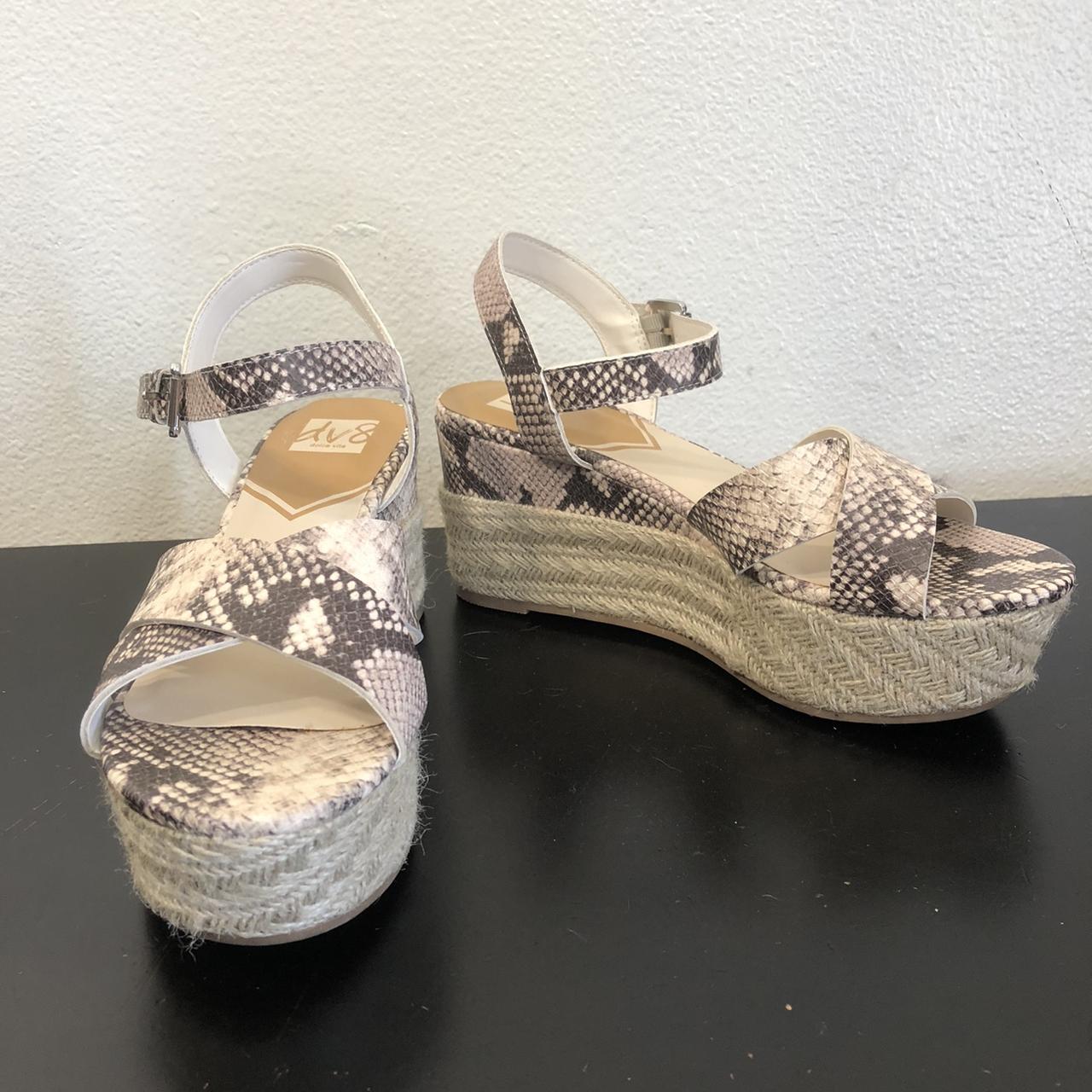 Dolce vita 2025 snakeskin wedges