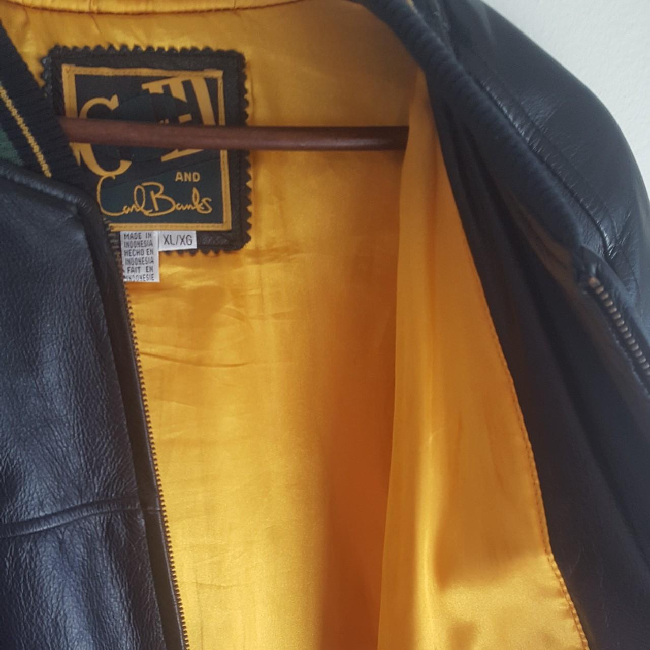 Vintage Green Bay Packers leather jacket Was my - Depop