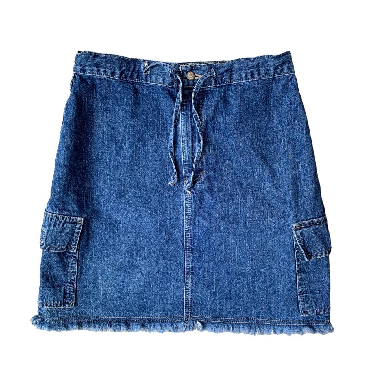Vintage Denim Cargo Skirt rare/brand “nothing... Depop