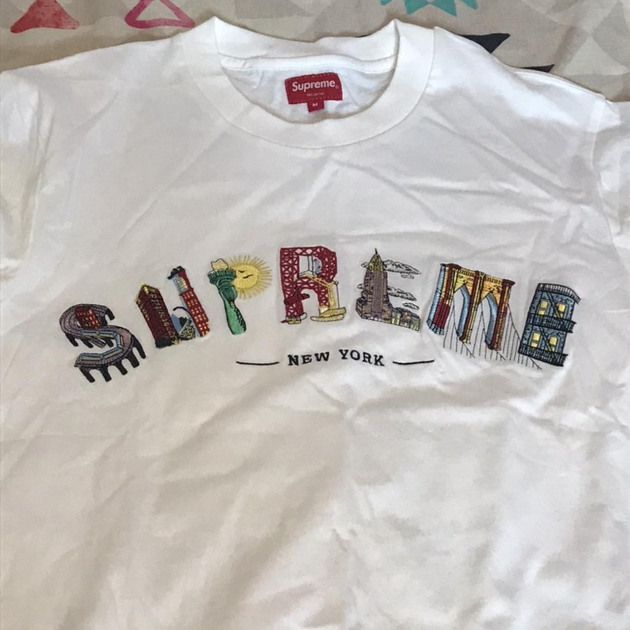 Supreme city arc tee on sale white