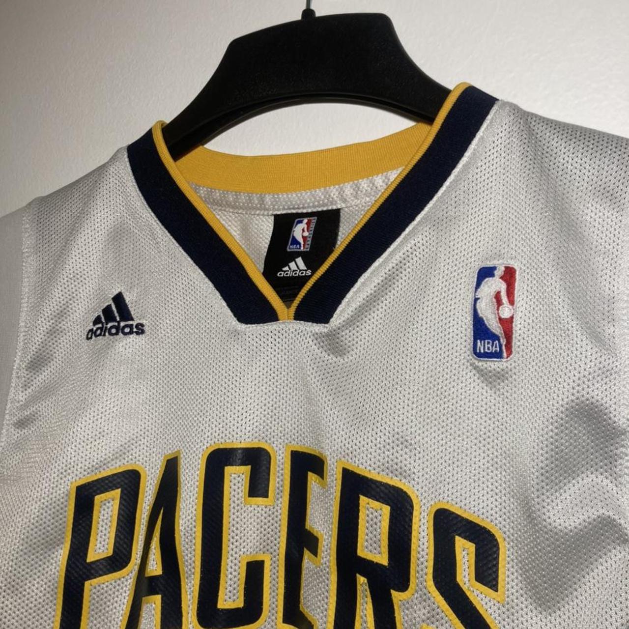  adidas Jermaine O'Neal Indiana Pacers NBA White