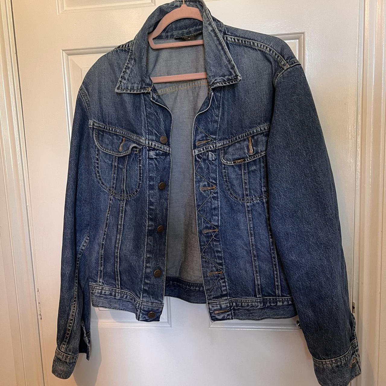 Lee’s denim jacket size L in excellent condition... - Depop