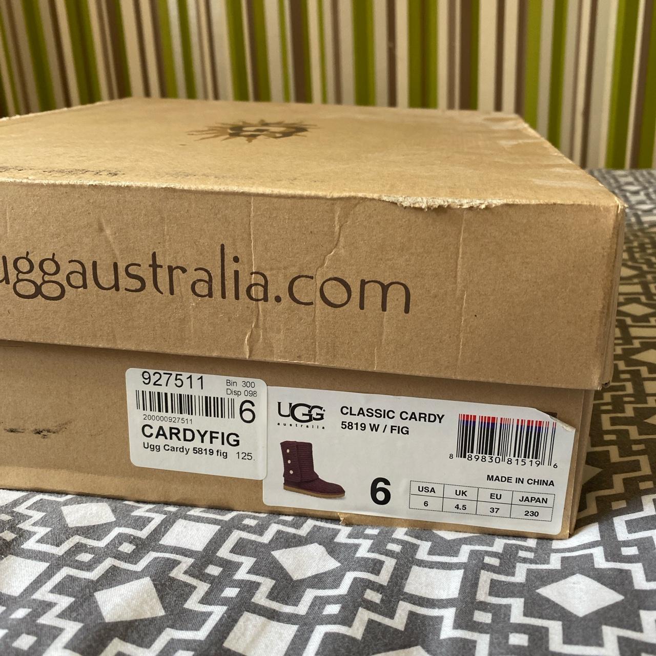 Ugg clearance box dimensions