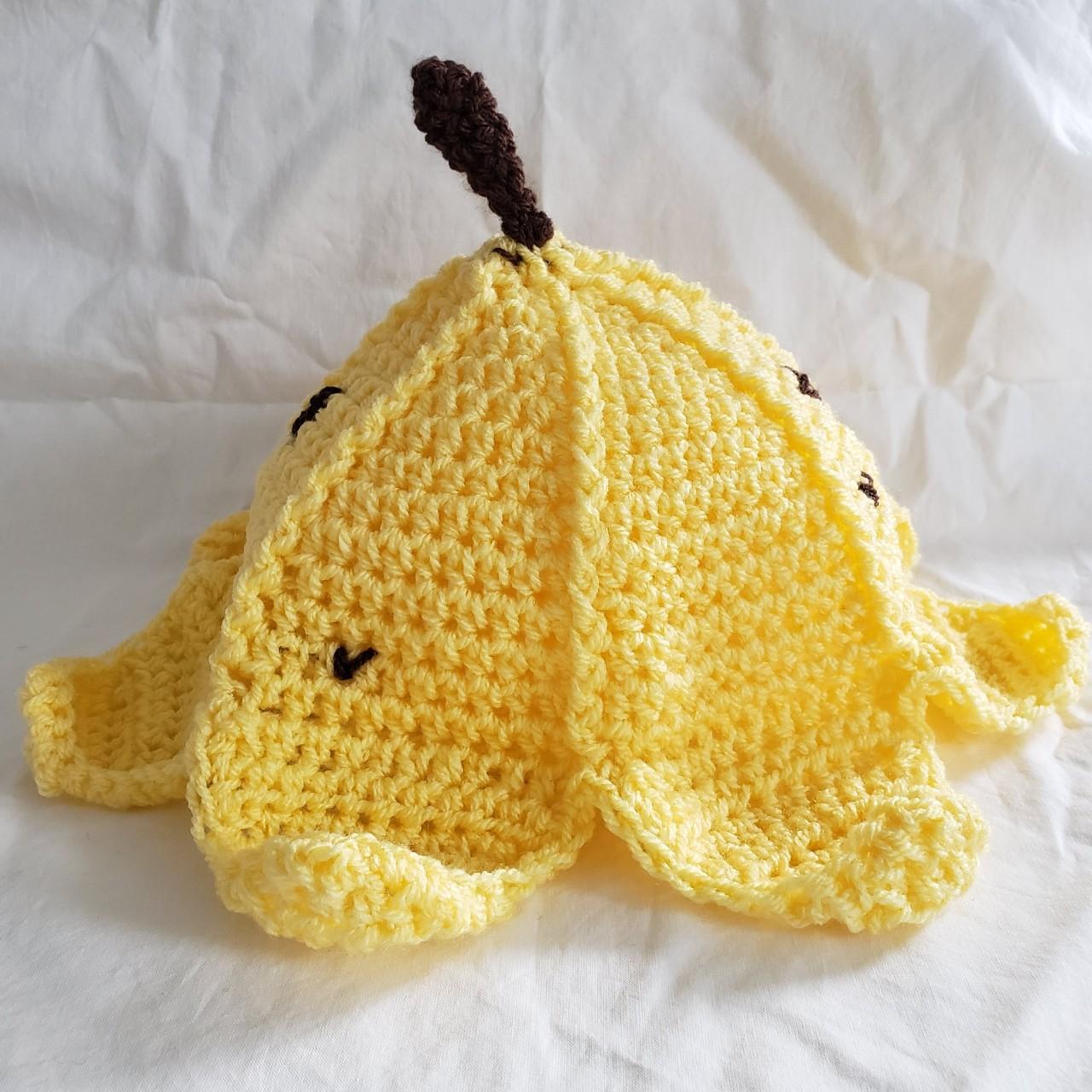 crochet banana hat