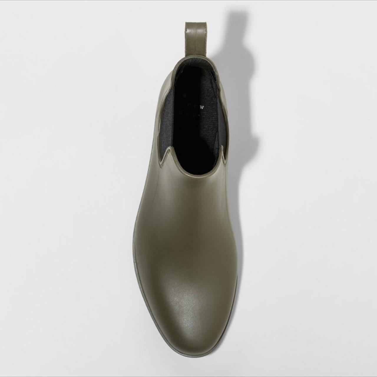 olive green chelsea boots