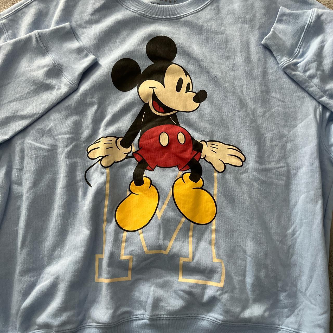 vintage-looking mickey mouse crewneck! size: xxl... - Depop