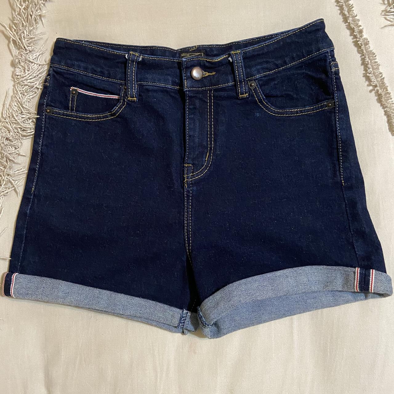 Obey Women's Navy Shorts Depop
