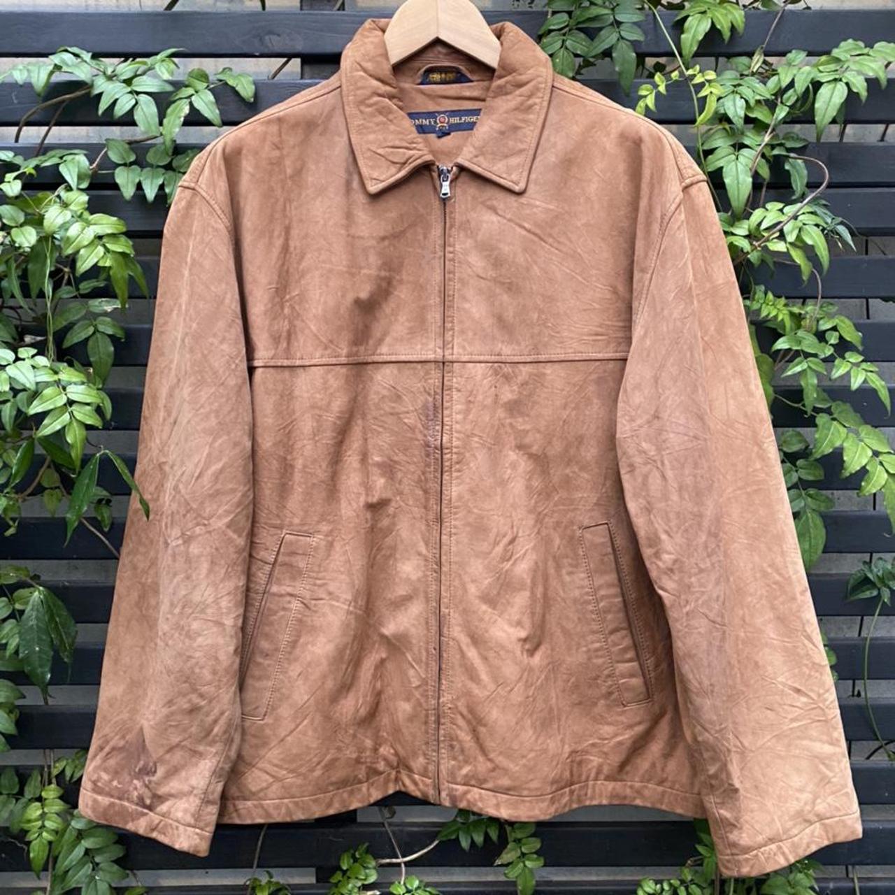 tommy hilfiger suede jacket