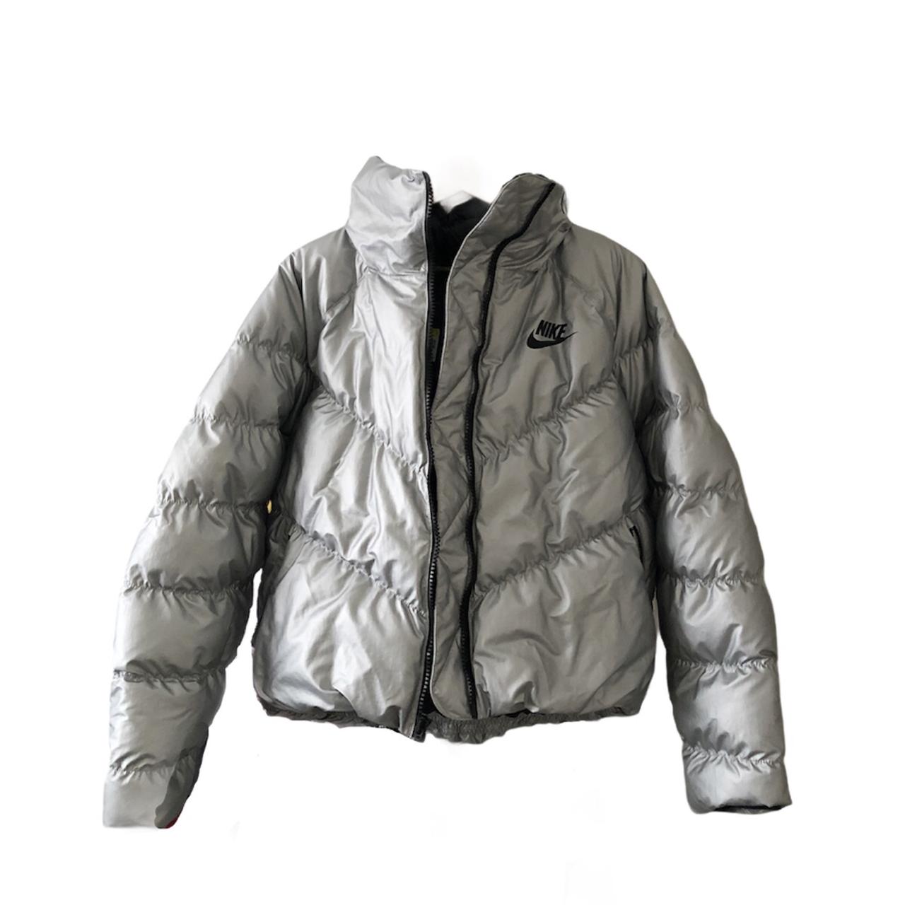 Grey on sale nike coat