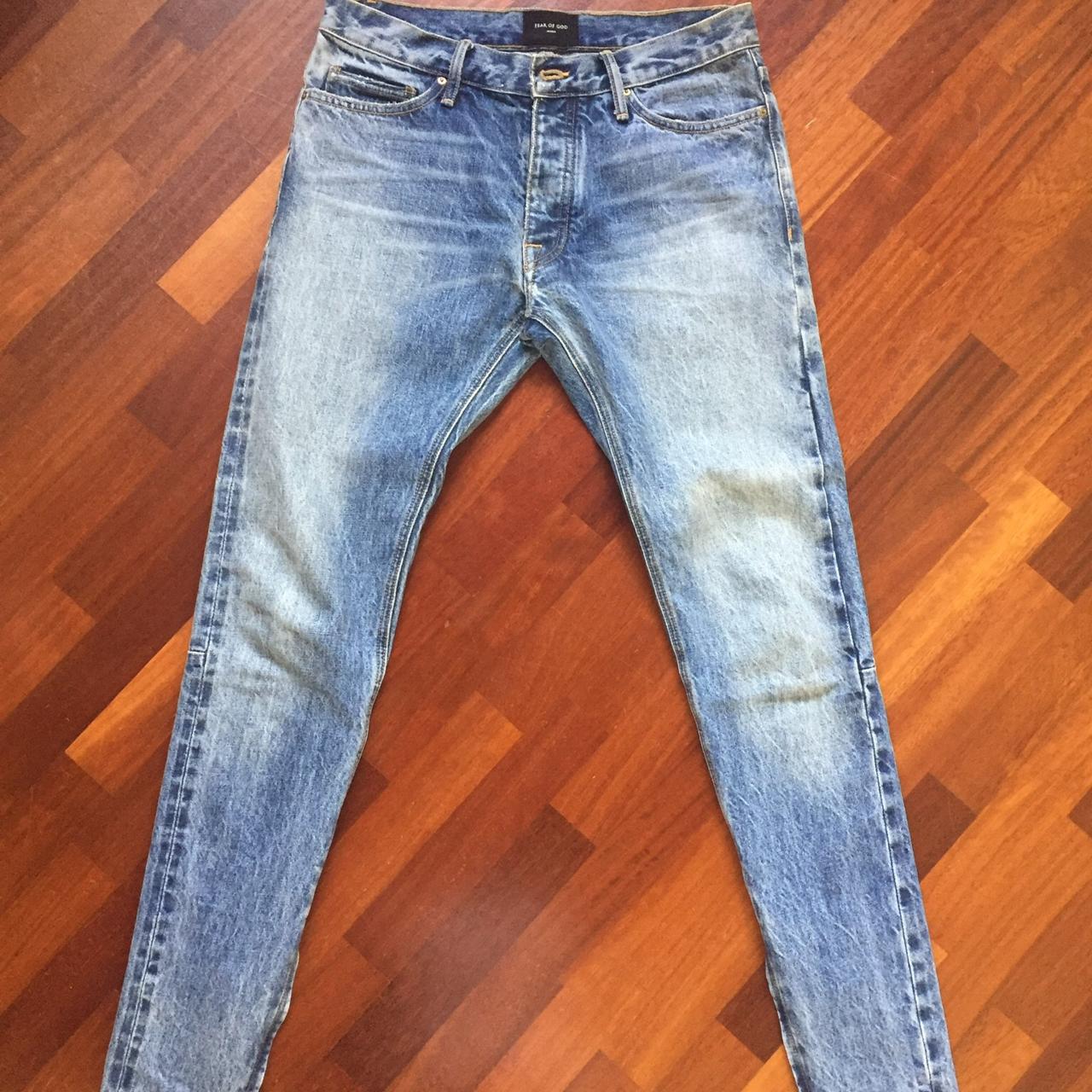 FEAR OF GOD Vintage Wash Selvedge Denim Jeans...