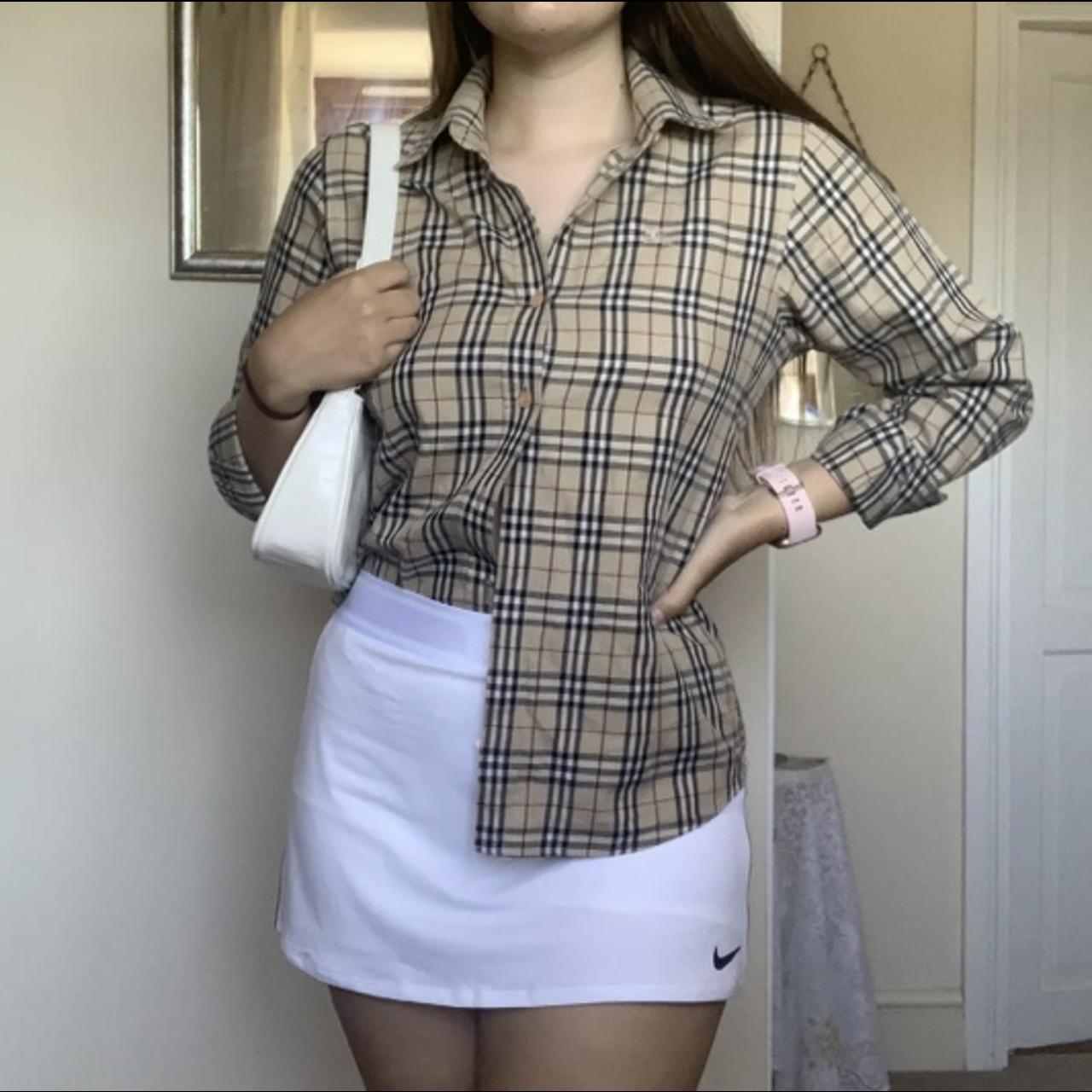 Burberry Nova Check George Shirt Vintage look but - Depop