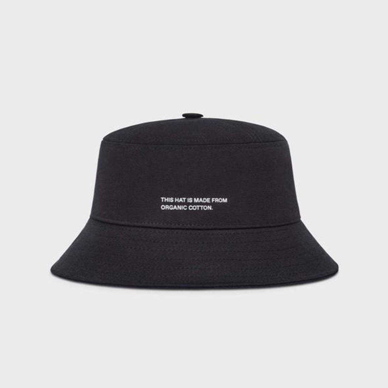 Pangaia black bucket hat. WORN ONCE PERFECT... - Depop