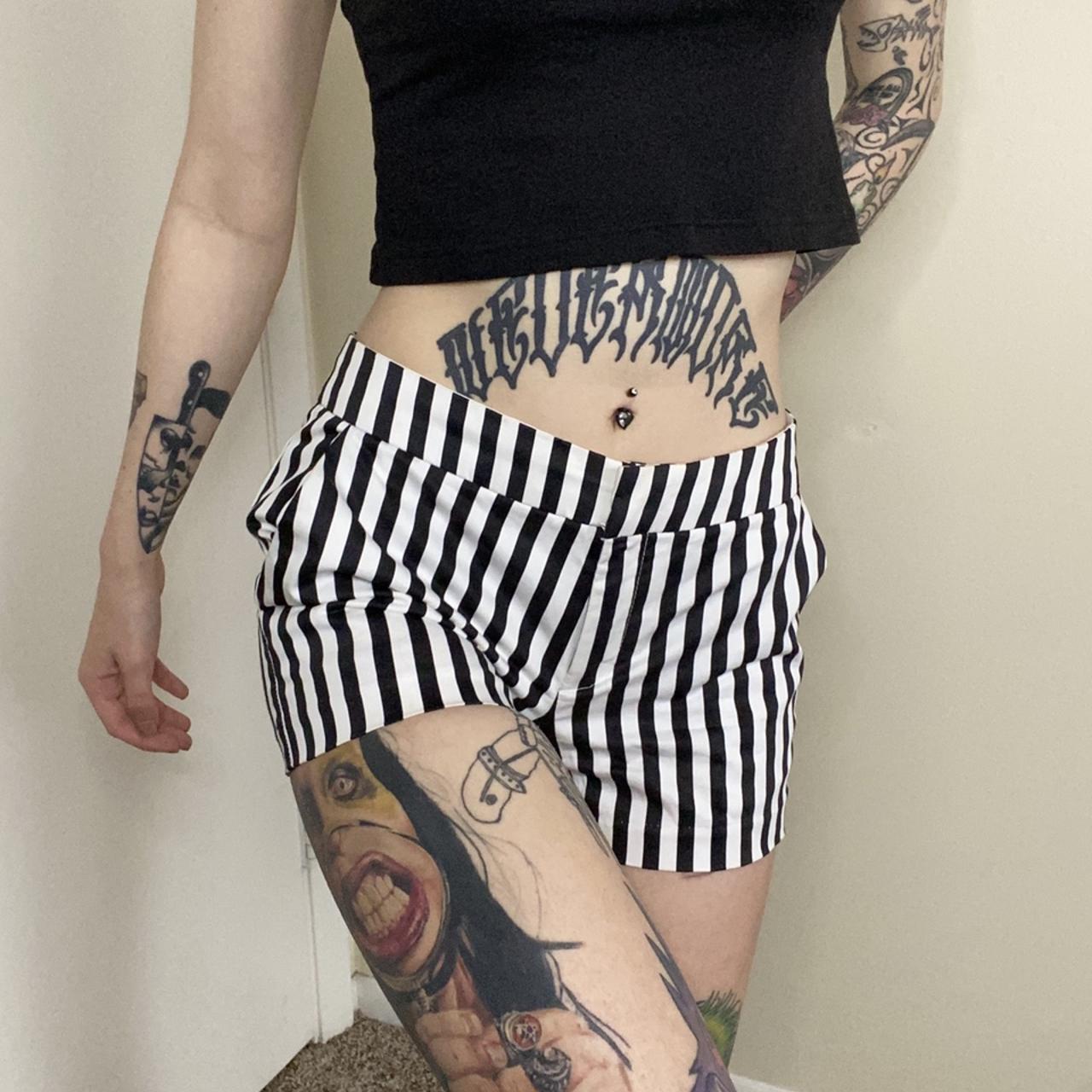 From my personal closet.. Beetlejuice striped... - Depop