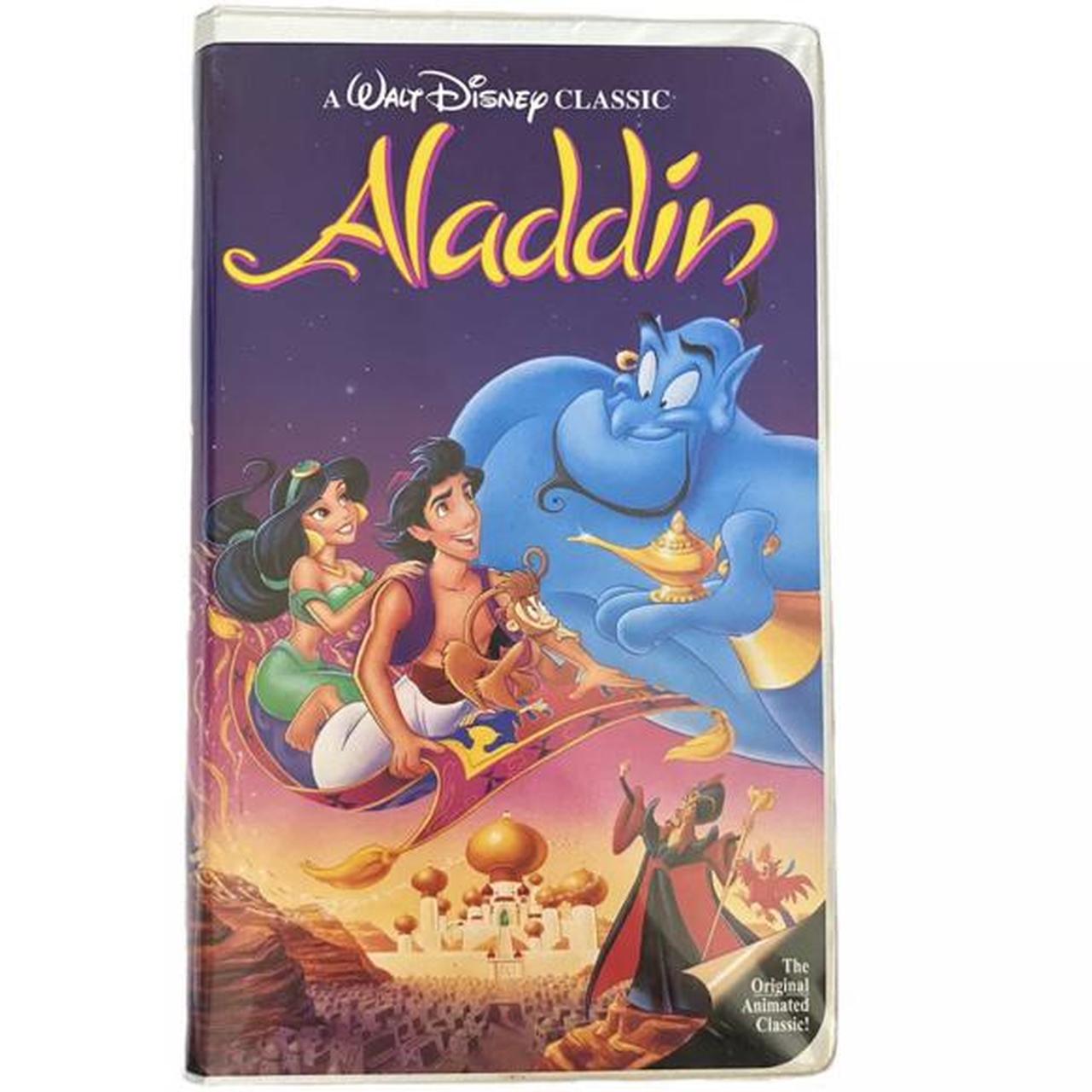 Aladdin (VHS, 1993) Black Diamond Walt Disney... - Depop