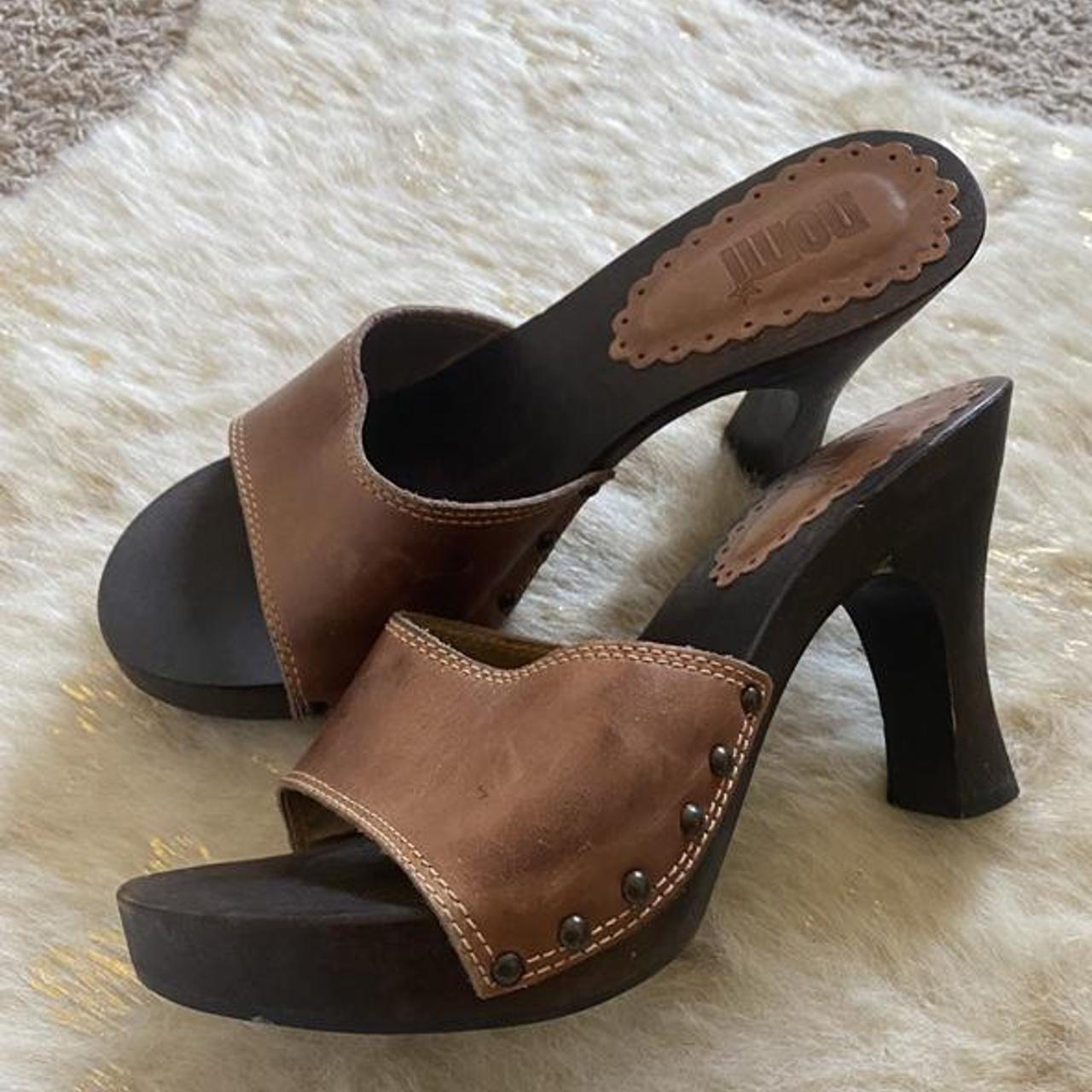 Wooden mules sale sandals