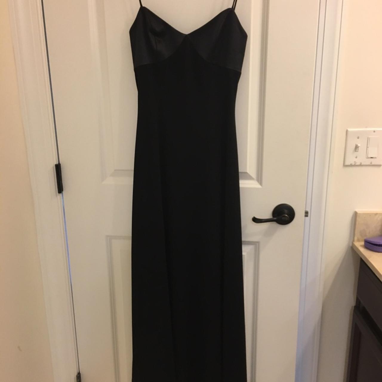 Strappy Black prom gown Size: 2 Never worn, tags... - Depop