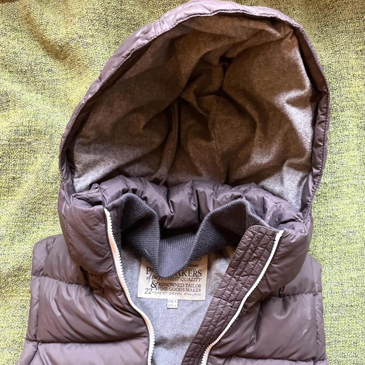 Jack Wills Brown Puffa Gilet With Detachable... - Depop