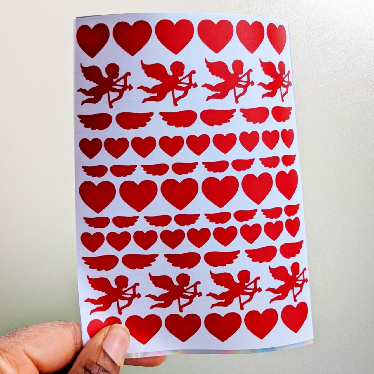 Self adhesive removable vinyl sticker sheet. These... Depop