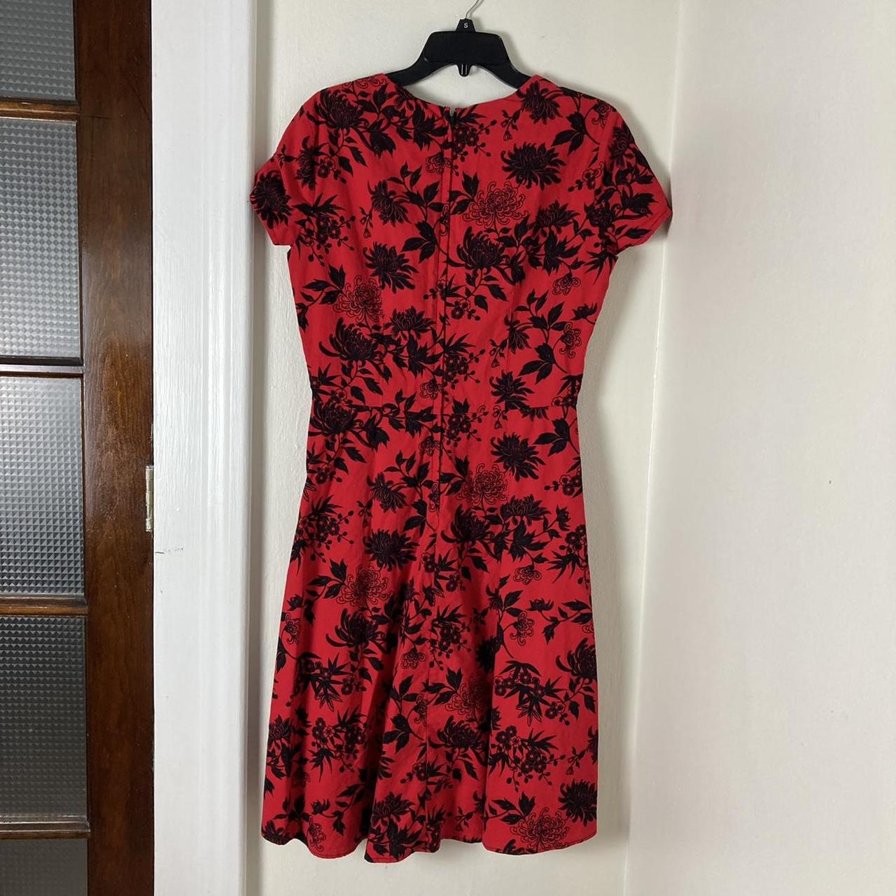 Product Image 2 - Red & Black Floral Retro