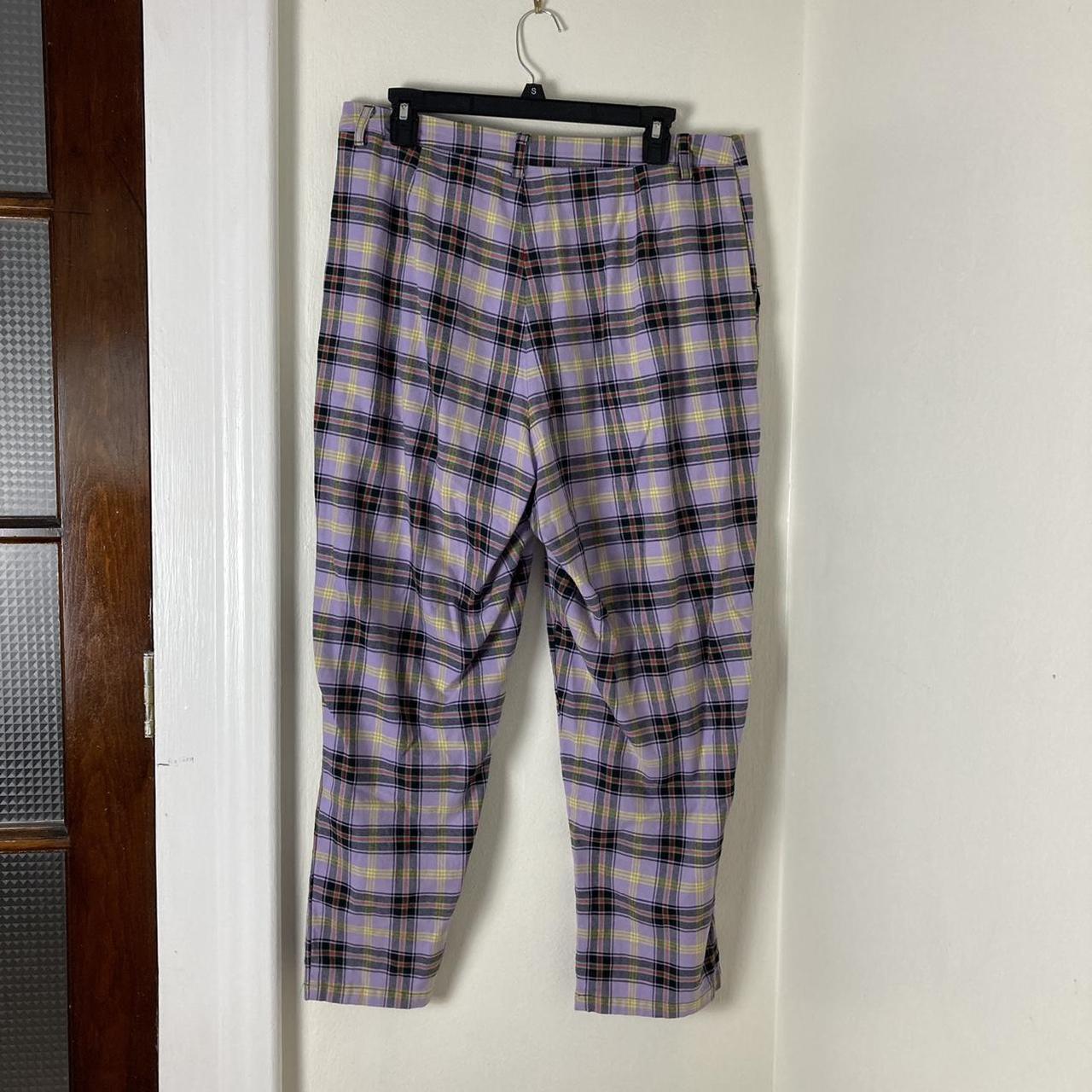 Product Image 2 - Pastel Purple Plaid Trousers from