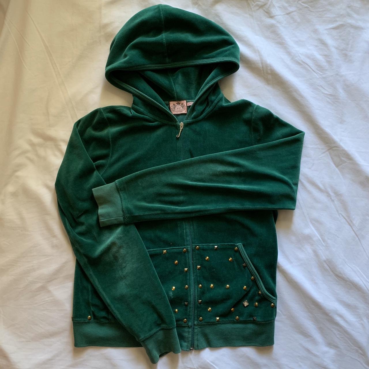 gorgeous emerald green juicy couture jacket! the... - Depop