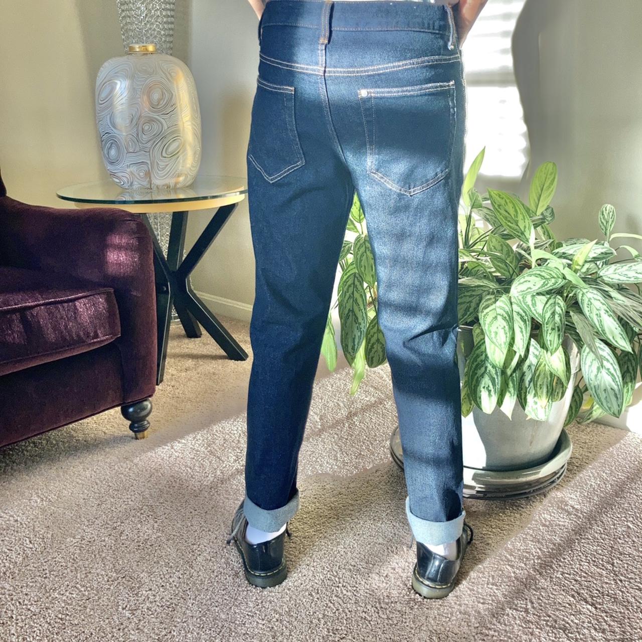 Vintage Dark Blue Denim Jeans 👖 👖 Sz Medium in... Depop