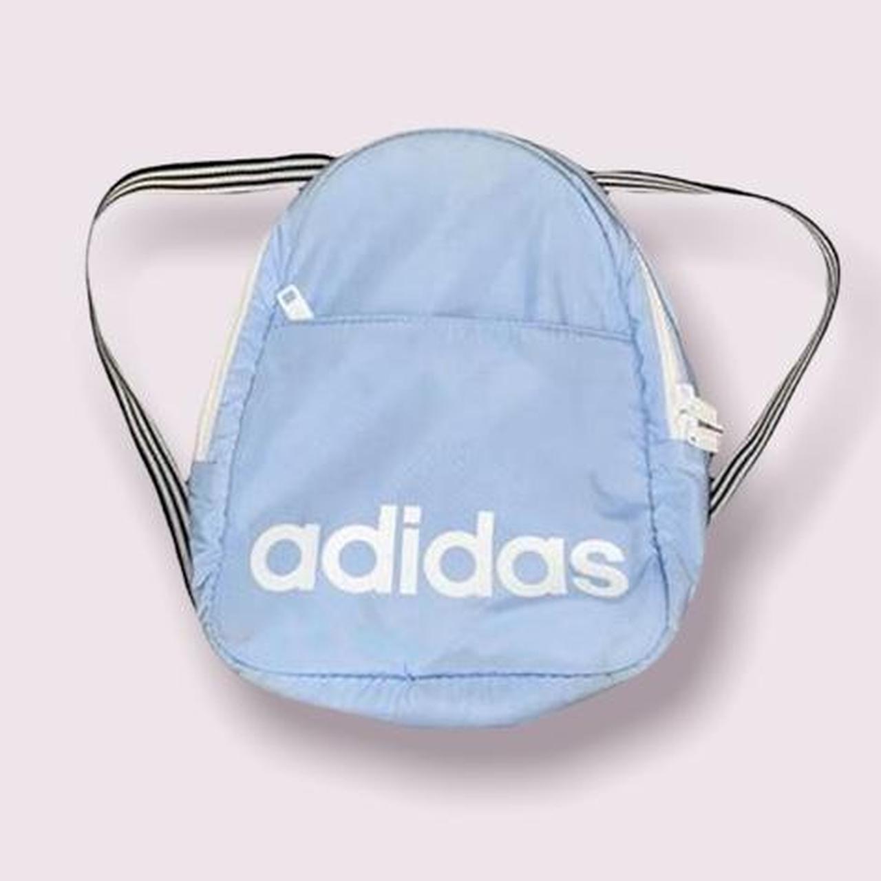 adidas backpack light blue