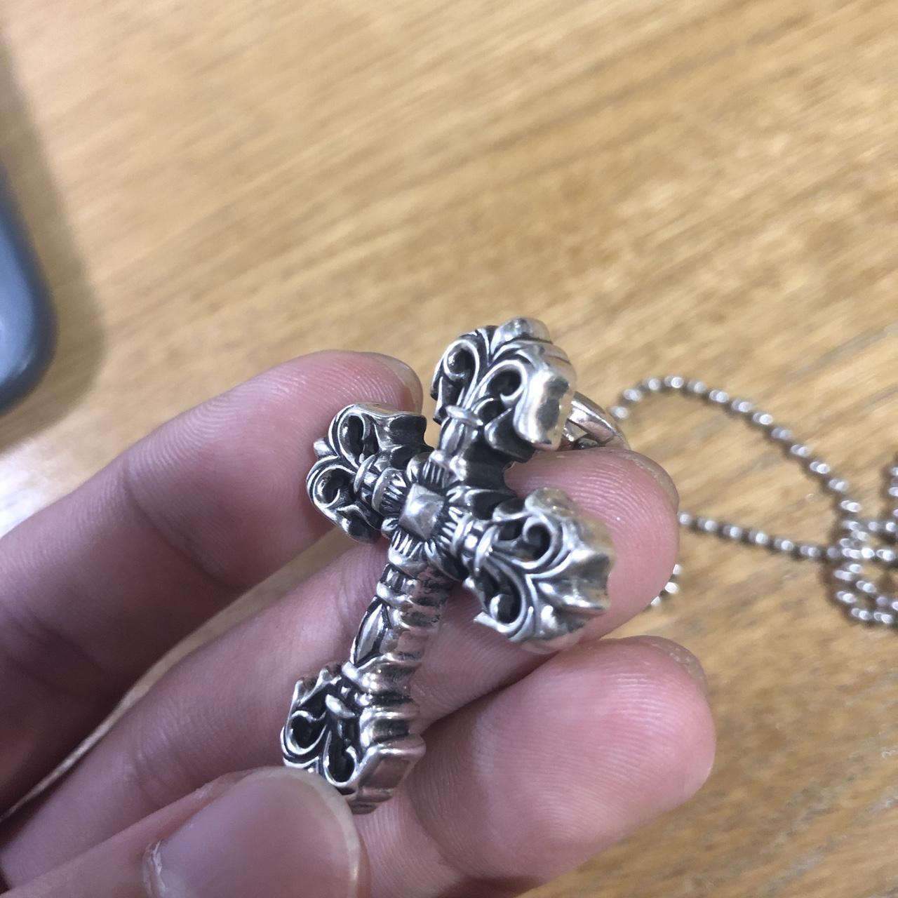 Chrome hearts deals filigree cross pendant