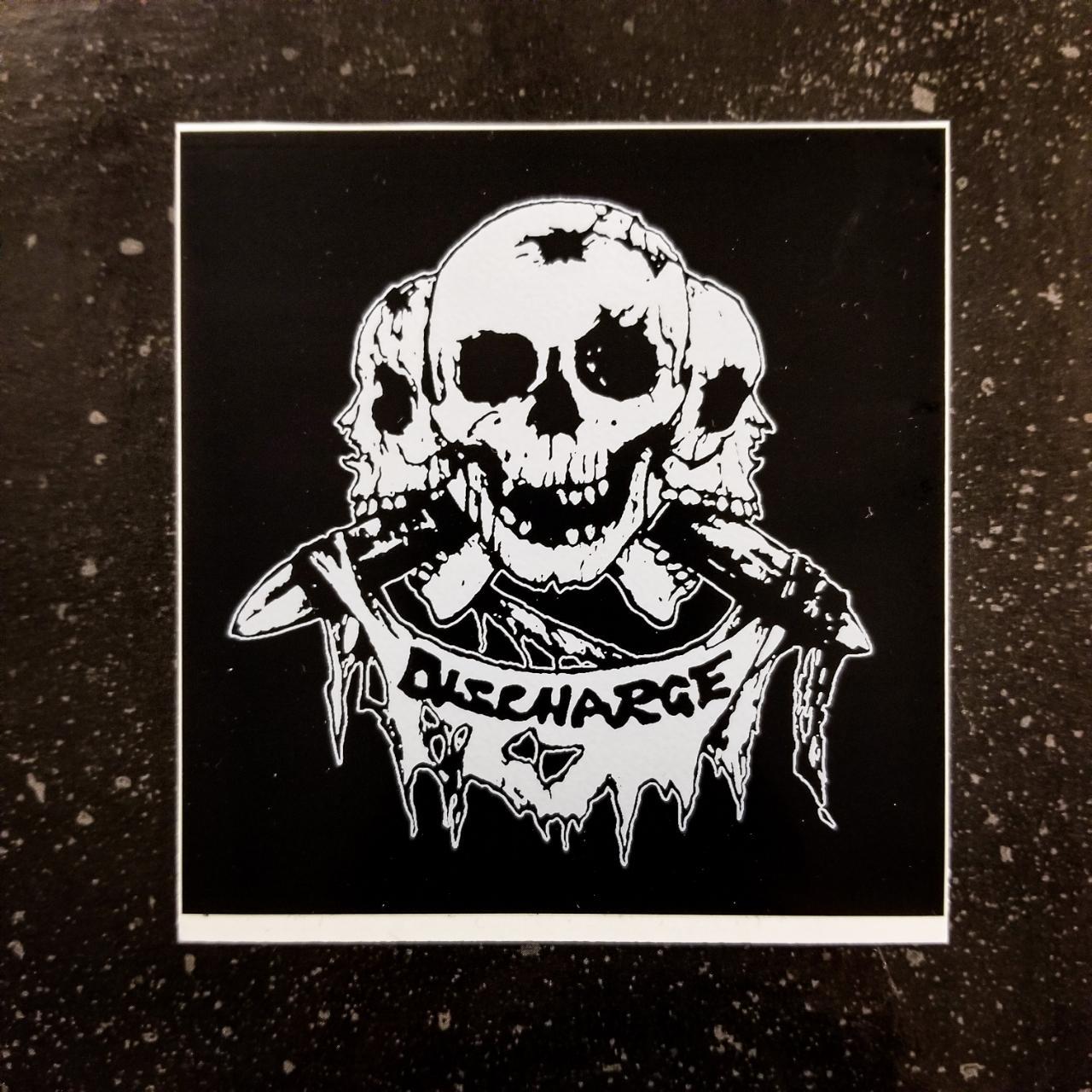 4" x 4" Discharge logo waterproof… - Depop