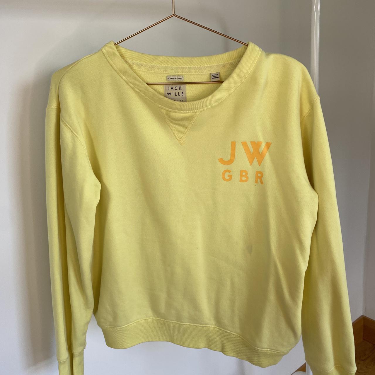jack wills yellow sweatshirt
