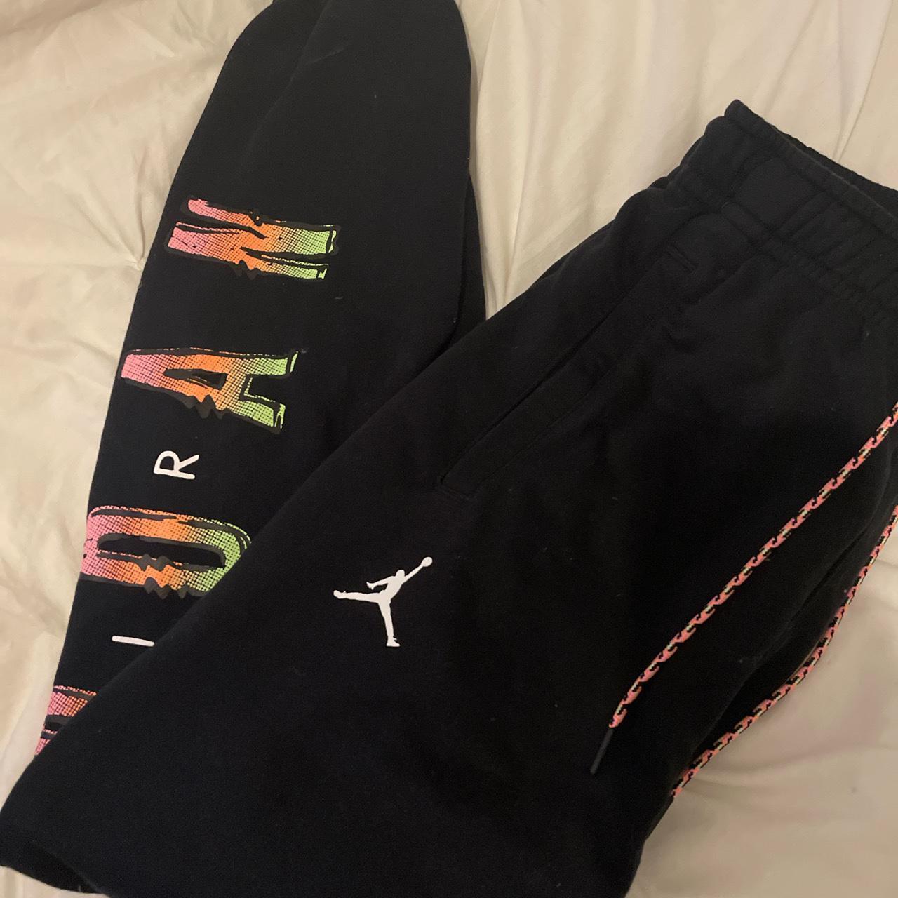 mens black jordan joggers