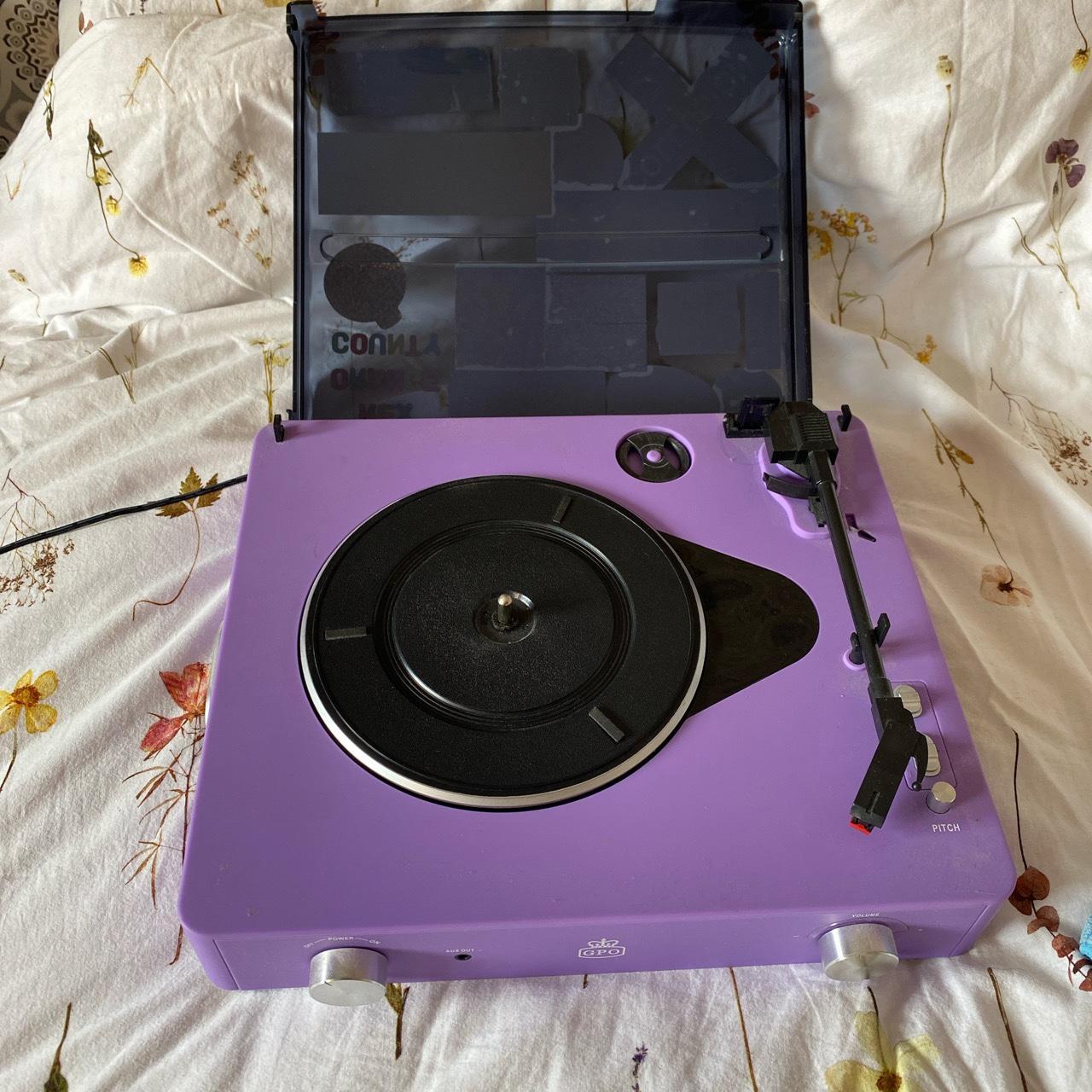 Purple GPO record player, fully functional and in... - Depop