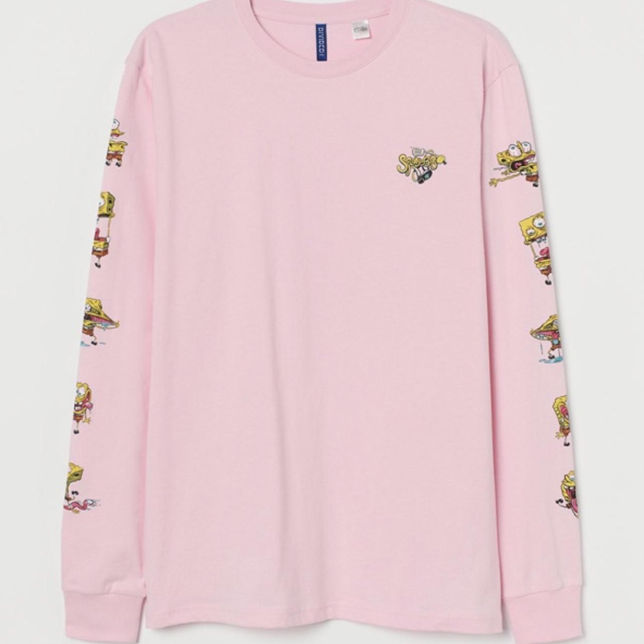 Spongebob graphic long sleeve tshirt from Depop