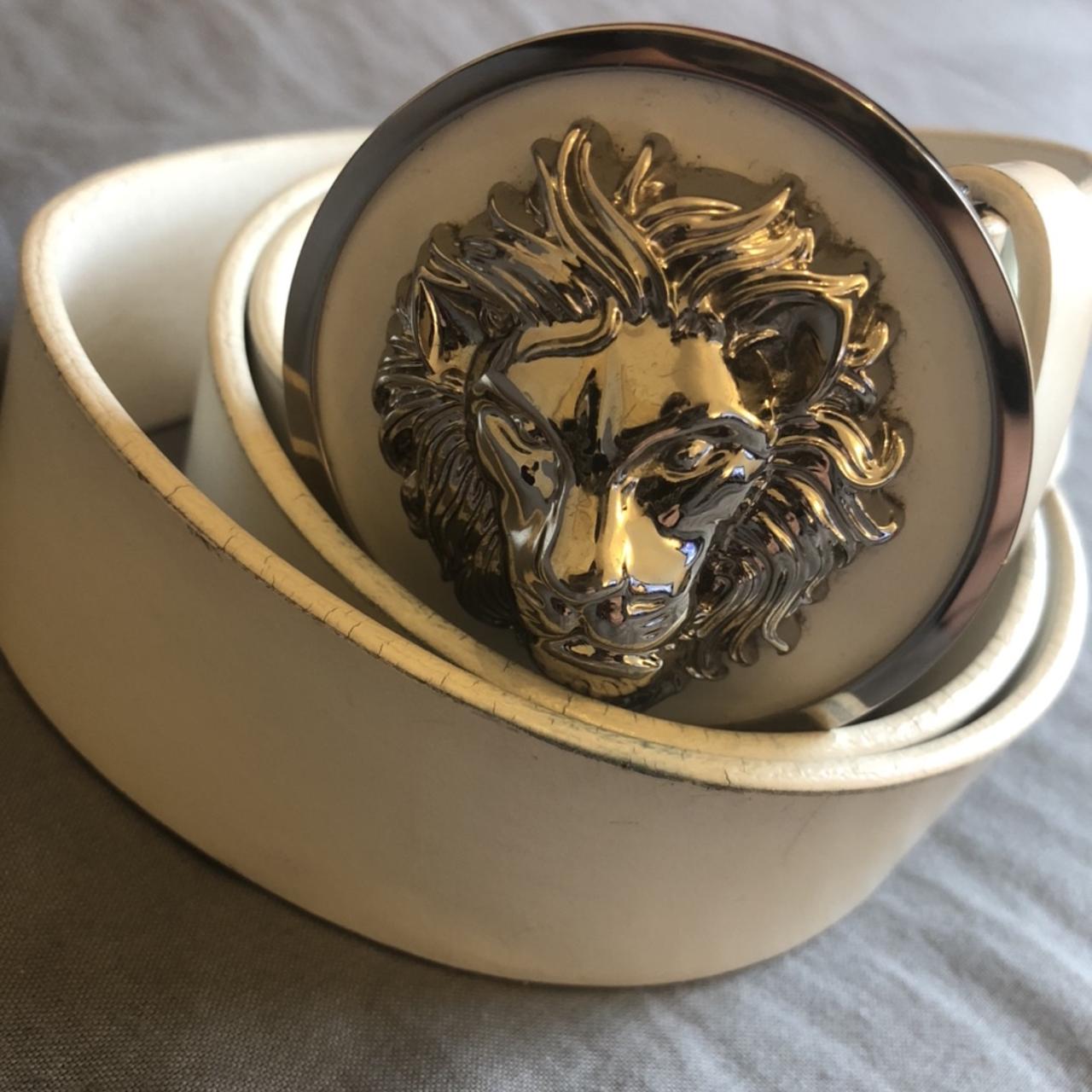 lion versace belt