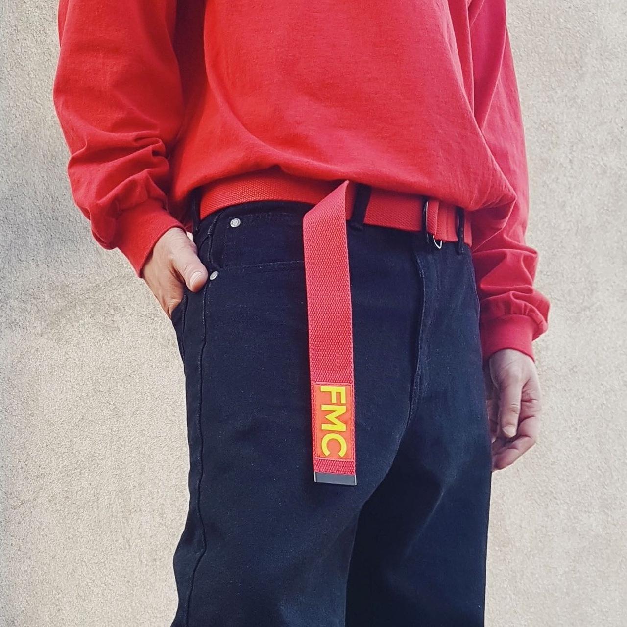 Long shop canvas belt