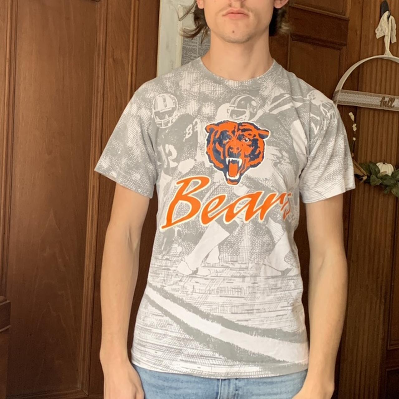 Vintage 1991 Chicago Bears T-shirt print all over - Depop