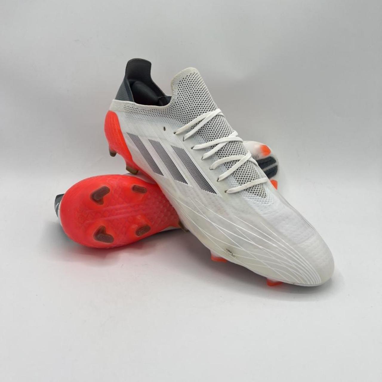 Adidas Speedflow.1 FG Orange White Football... - Depop