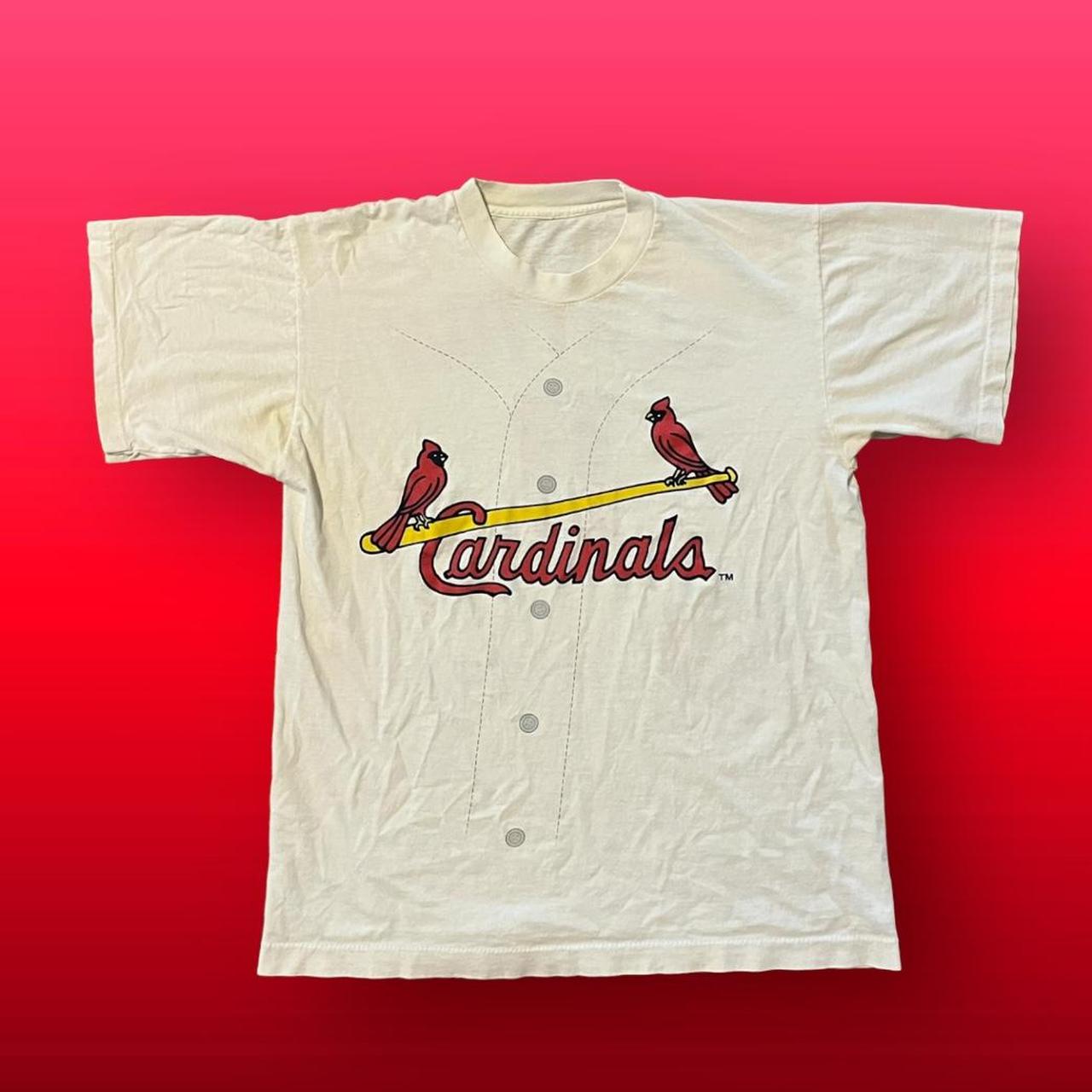 Vintage 90's St. Louis Cardinals Graphic Tee. Big - Depop