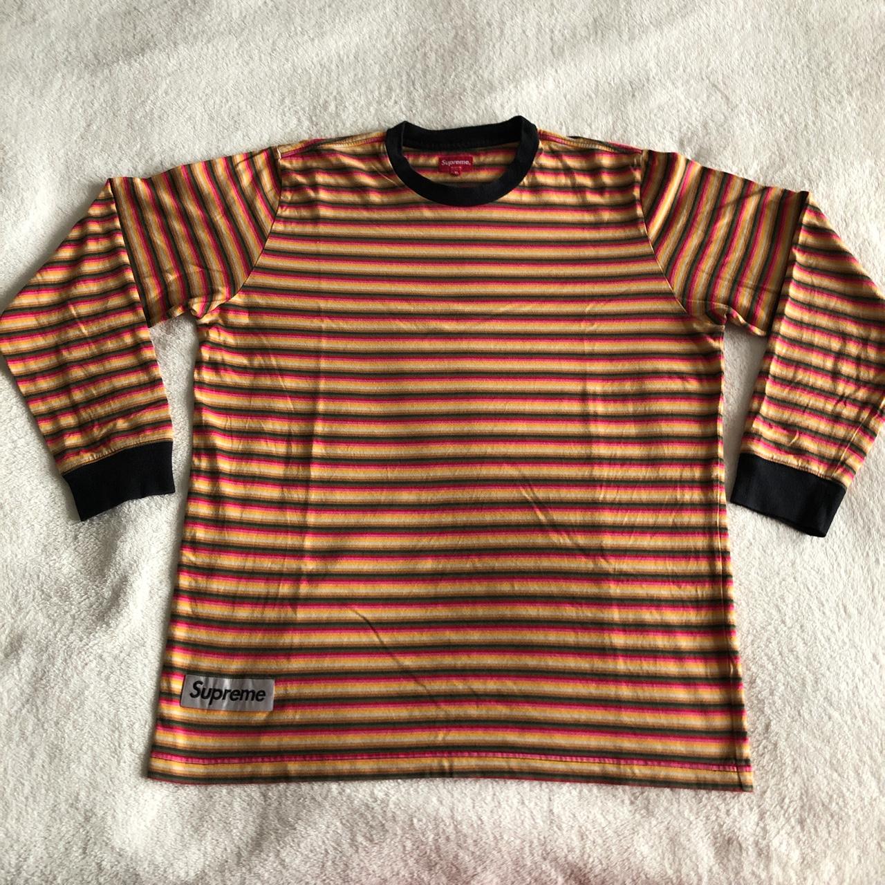 striped supreme long sleeve