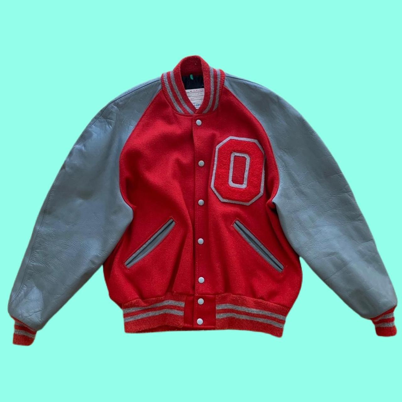 Louis Vuitton Sky Blue Varsity Jacket (Custom - Depop