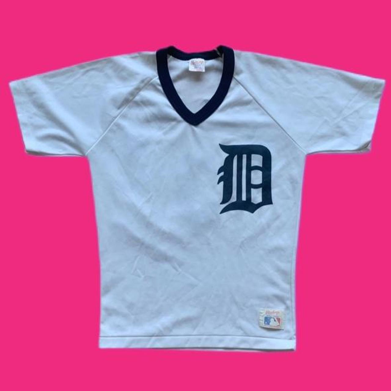 Vintage Detroit Tigers MLB Baseball Single Stitch T-Shirt 