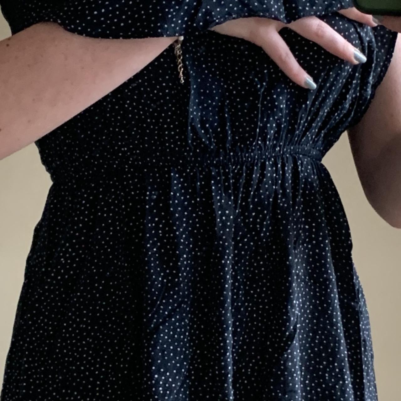 Women's Black and Navy Dress (4)