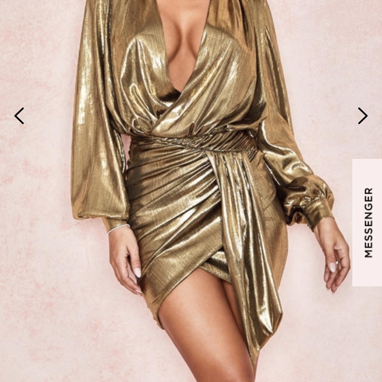 Selling house of cb Alvona bronze drape mini